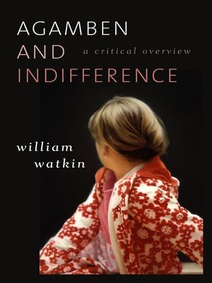 cover image of Agamben and Indifference